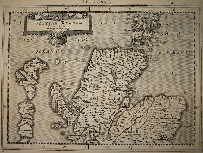 Mercator Gerard - Hondius Jodocus (Scozia settentrionale) 1630 Amsterdam 